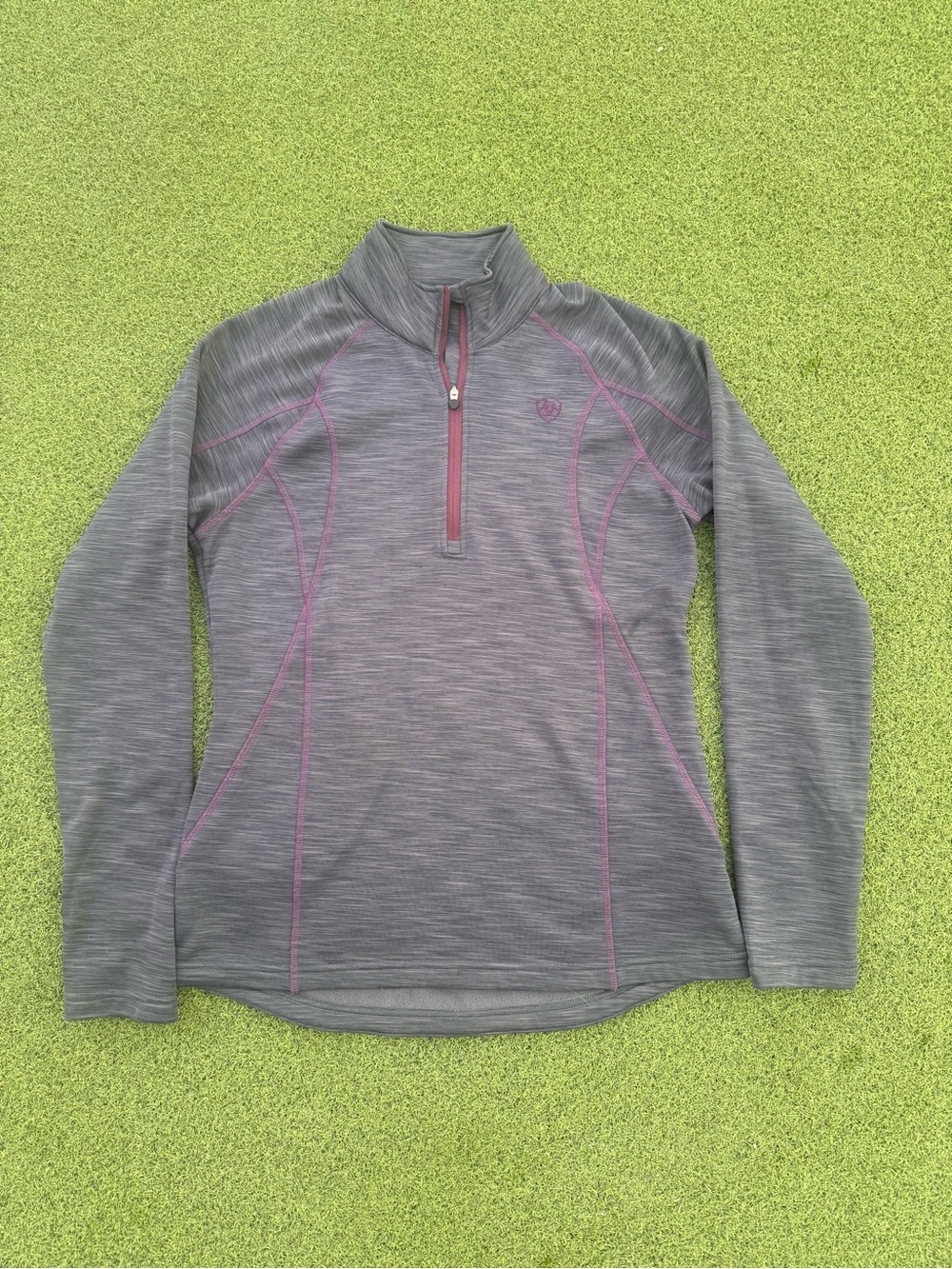 RARE MODERN SPORTY ARIATTEK LULULEMON LOOKALIKE COLD SERIES QUARTER ZIP JACKET